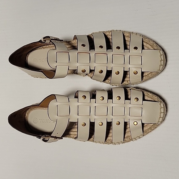 Tory Burch Fisherman Platform Espadrille Sandals - Picture 2 of 13